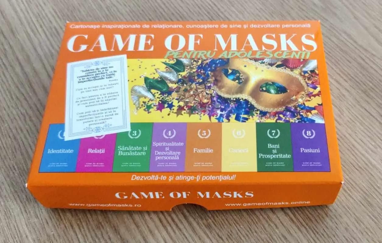 Game of Masks pentru Adolescenți - joc de introspecție și cunoaștere de sine - imagine 2