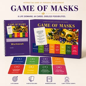 Game of Masks – Jocul Măștilor - cartonașe/joc de introspecție